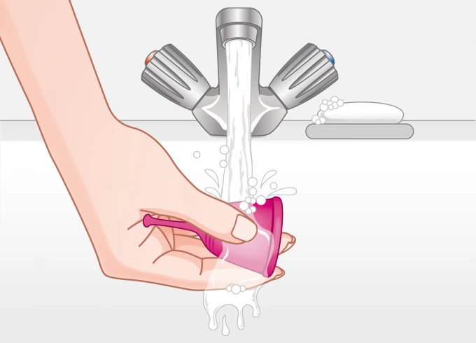 Medintim Tulipa Menstrual Cup | Application | 04 Cleaning | Made in Germany | Mens Health Downunder