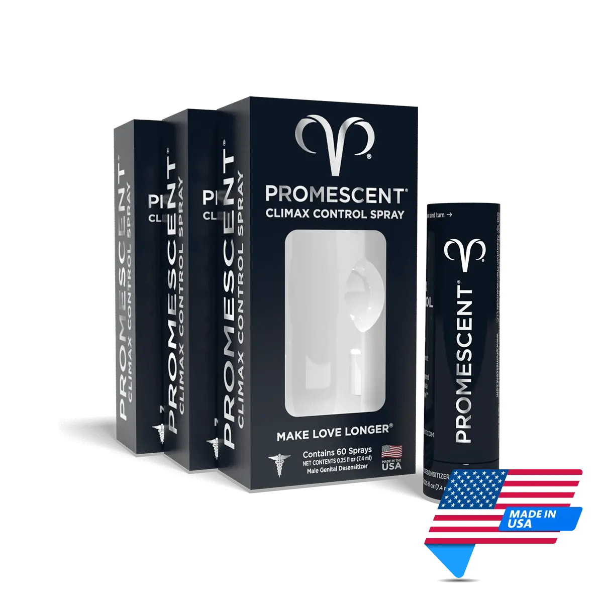 Promescent Premature Ejaculation Delay Spray | The Threesome | Made in USA | Mens Health Downunder
